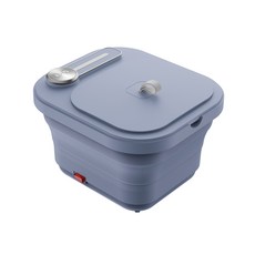 KINYO 多功能折疊泡腳機, 藍色, IFM7002