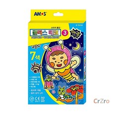 아모스 글라스데코 7색 야광 3호 미술놀이 DIY 창문 그림 그리기 썬캐쳐 1개입