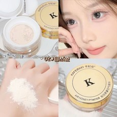 KAFEIDUO 卡妃朵 毛孔隱形 蜜粉餅 清爽定妝 不脫妝 補妝神器 薄霧美肌 不卡粉, 自然色, 1個