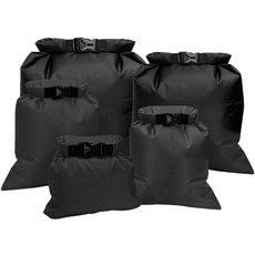 피모이스 방수 드라이백 5종 세트 서바이벌, 검은색