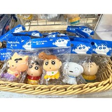 蠟筆小新 人形指偶 (野原新之助 小葵 小白 阿呆 肥嘟嘟佐衛門) - 日本代購, 1個, 小新