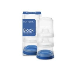 마더케이 블록 젖꼭지 케이스, 네이비, 2개