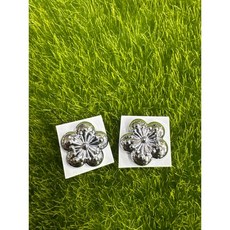 金色梅花造型軍事裝備裝飾品，高品質金屬，易於安裝，個性配件, 海軍少校肩章一對, 2個