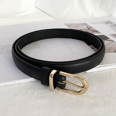 여성 허리 띠 원피스 청 바지 정장 가죽 벨트 블랙 su0+7011zX