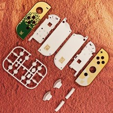 닌텐도 스위치 OLED용 호환교체 하우징 쉘 ZD 티어스 오브 더 킹덤 한정판 케이스 뒷면 커버 DIY 수리 부품 [호환], Joy shell-1