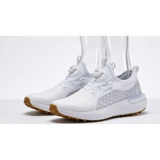 [언더아머_스포츠] 기능성 보아 골프화 스파이크리스 White 남성 팬텀 BOA 와이드 GOLF 슈즈 HOVR 쿠셔닝 TM3027380 방수 내수 시원함 유지 수평 접지력