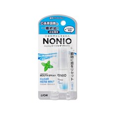日本LION獅王-NONIO終結口氣淨涼噴劑5ml/盒-冰炫薄荷藍, 1個