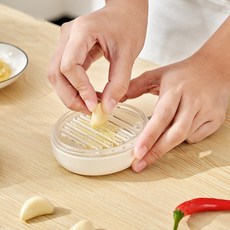 日本KM 薑蒜磨泥器, 白色, 1個
