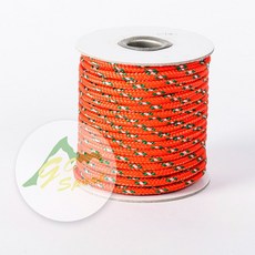 【Go Sport】彩色螢光繩 5mm*20m, 橘, 1個