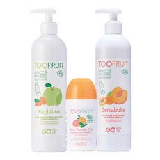 TOOFRUIT 兒童專屬沐浴組 洗髮精 無矽 不流淚配方, 1個