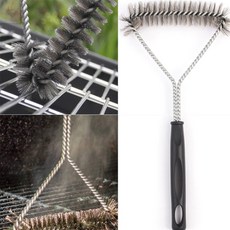 캠핑 철망 브러쉬 강력 세척 부식 방지 바비큐 그릴 청소, 1개