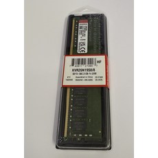 金士頓 Kingston KVR26N19S8/8 8GB DDR4 2666 桌上型電腦記憶體, 1個