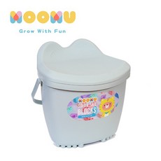 【MOOMU】馬卡龍香草軟積木 120pcs 收納桶裝組, 1個, 藍, 藍