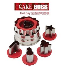 Cake Boss Holiday 造型餅乾模 6件式 餅乾壓模 餅乾切模 烘焙模具, 1個