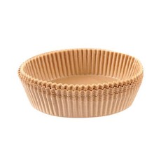 氣炸鍋烘焙紙 圓形烘焙紙, 2個, 顏色隨機, 50個裝, 25cm