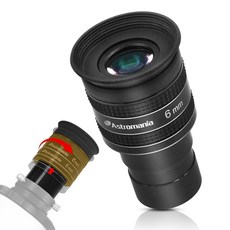 ASTROMANIA 망원경 접안렌즈 25MM 광각 58도 접안렌즈 필드 위한 완전 코팅 3.2CM(1.25인치) 및 관측을 겉보기 행성 필터용 천문학 멀티, 6MM