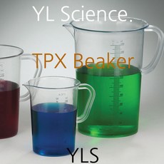 [YLS] TPX(PMP) 비이커 TPX(PMP) Beaker with Handle - Bel-Art (USA), 500ml