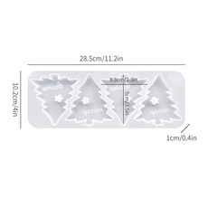 크리스마스 펜던트 실리콘 몰드 석고 시멘트 콘크리트 에폭시 공예 주조 금형 장식, Color: 4. 01
