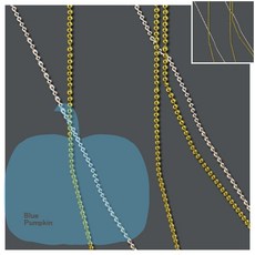 YP 원형1.5mm-금색 체인구슬 컬러구슬줄, 1개
