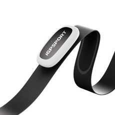 iGPSPORT HR50 자전거 러닝 가슴 스트랩 심박계 심박수, 1개, 블랙&화이트 1개, 블랙&화이트