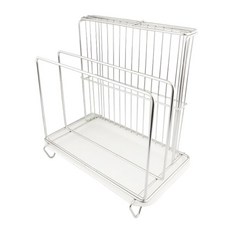 皇家 不鏽鋼瀝水刀具砧板架, 單色, 1個