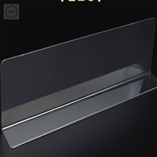 정애 L형 투명 칸막이 28x6cm 1P 일반형 진열대칸막이