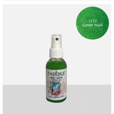 100ml 용량 체험학습 헤리티지공예 카덴스 텍스타일 패브릭 스프레이 염색물감 Grass Green (1112)