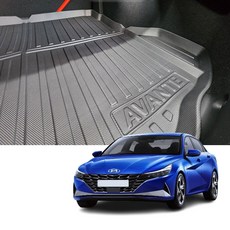 신형 아반떼 7세대 CN7 트렁크매트 TPE 카본 3D (20년4월이후) 호환