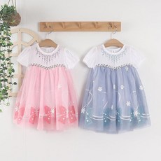 뉴피에르KC 리본보석엘사원피스*5~13*