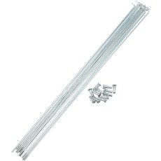 REPAIROCK 12pcs 14G Bend 자전거 아연 도금 스포크 296mm 11.65 사이클 산악 MTB 자동차 교체 부품용 황동 니플 스틸 포함