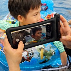 핸드폰방수팩 물놀이 핸드폰 방수팩 블랙 휴대폰방수팩, 선택옵션:기본, 1개