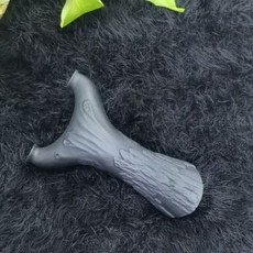 環氧樹脂磨砂款76/15老樹皮齙牙獅嘴獸飛虎彈弓環氧樹脂亞光, 1個, 環氧樹脂磨砂款76/15老樹皮齙牙獅嘴獸