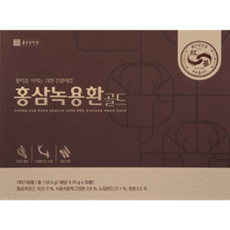 종근당건강 홍삼녹용환 골드 30p, 112.5g, 1개