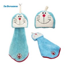 I'm Doraemon 哆啦A夢 擦手巾 超細纖維, 1個, 藍色