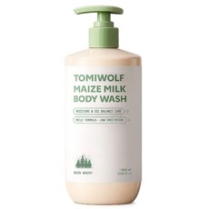 토미울프 단 1회 사용 피지 87% 제거 임상 등드름 퍼퓸 바디워시 레인우디향, 1개, 1L