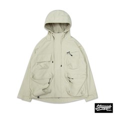 【StruggleGear】機能防風防潑水外套 卡其 M XL