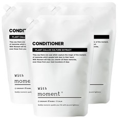 위드모먼트 컨디셔너 리필용, 3개, 2L