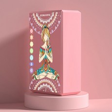 瑜伽辅助工具 健身器材 瑜伽磚女正品高密度瑜珈磚大人初學者專用泡沫磚舞蹈喻咖輔助工具, 1個, 小女神
