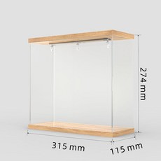 【透明掛件展示盒】亞克力防塵設計 毛絨公仔收納 手辦玩偶展示 高清展示裝備 掛件展示盒 亞克力防塵展示盒 公仔收納盒, 1個, 升級帶門30釐米+掛鉤3