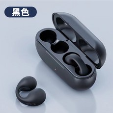 聆翔 S1 夾式耳機 藍牙 5.3 運動降噪無線耳機, 黑色