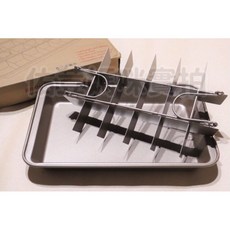 GFHOUSEHOLD 18格方格布朗尼模具 加厚固定底不沾烤盤 適用鳳梨酥蛋糕, 1個, 現貨-18格模具