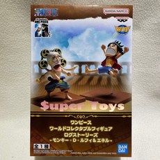 BANPRESTO 航海王 海賊王 WCF LOG STORIES 魯夫＆艾涅爾 公仔, 1個