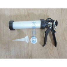 大禾自動車 環保型 矽膠槍 打湖槍 填縫槍施工槍 矽膠槍鋁管 台灣製 適用 300/310 ML利康槍 臘腸包 香腸包, 1個