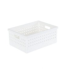 큐브 바스켓 3호 화이트 수납 바구니 yss+5919my
