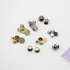 리벳 가시메 자석단추, 실버, 1개