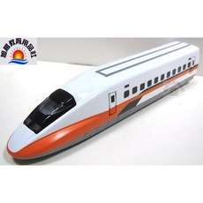 旭陽教育用品社 台灣高速鐵路700T列車模型 聲光迴力合金, 1個