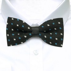 타이타이 BRAND NWE 블랙 화이트 블루 플로랄 패턴 울(WOOL) 퀄리티 턱시도 아동용 나비넥타이 CP1200