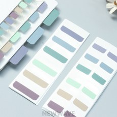 LQ 메모 인덱스 스티커 책갈피스티커, 파스텔소형