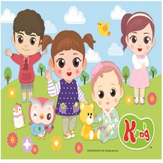 캐릭터 판퍼즐 (63조각) - 어몽어스/엉덩이탐정/콩순이/카봇/캐치티니핑/시크릿쥬쥬/미니특공대/미미/코코밍/똘똘이/티시태시/신비아파트/콩콩이, 15.콩순이앤콩콩이퍼즐1