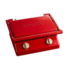 BRUNO 熱烤三明治機 BOE-084 - 台灣現貨速發，熱壓吐司麵包, BOE084-RD【典雅紅】